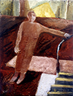 o.T., 1991, Eitempera auf Leinwand, 24x18cm