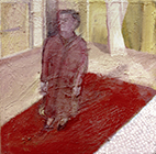 Untitled, 1989, tempera on cotton, 30x30cm