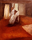 Untitled, 1991, tempera on canvas, 27x21,5cm