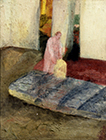 Untitled, 1996, tempera on Canvas, 24x18cm