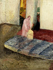 o.T., 1996, Eitempera auf Leinwand, 24x18cm