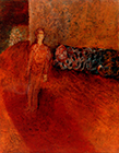 Untitled, 1995, tempera on cotton, 27x21cm