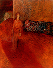 o.T., 1995, Eitempera auf Baumwolle, 27x21cm