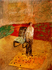 Untitled, 1995, tempera on canvas, 24x18cm
