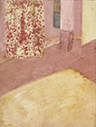 Vorhang 2, 1999, tempera on canvas, 24x18cm