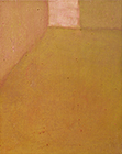 Raum 11, 2000, Eitempera auf Baumwolle, 30x25cm