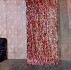 Raum Vorhang 4, 2006, Eitempera auf Baumwolle, 60x60cm