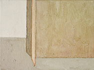 Untitled (Raum 108), 2007, tempera on cotton, 18x24cm