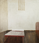 Untitled (Bett 1), 2009, tempera on canvas, 120x110cm