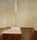 o.T. (Bett 2), 2009, Eitempera auf Leinwand, 120x110cm