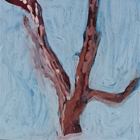 o.T., 2023, Mischtechnik auf Holz, 20x20cm