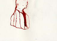 o.T., 2012, Aquarell auf Papier, 14,7x20cm