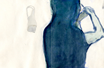 o.T., 2012, Aquarell auf Papier, 13,5x21cm