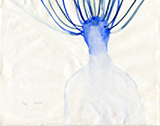 o.T., 2014, Aquarell auf Papier, 16,8x22cm