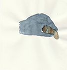 o.T., 2018, Aquarell auf Papier, 20,8x19,5cm
