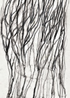 Untitled, 2022, charcoal on transparent paper, 21x15cm