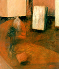Raum 3, 1993, Eitempera auf Leinwand, 45x35cm