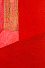 Roter Raum 12, 2000, tempera on canvas, 30x20cm