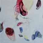 Untitled, 2021, acrylic on cotton, 40x40cm