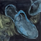 o.T., 2023, Mischtechnik auf Holz, 20x20cm