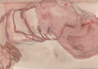 o.T., 2023, Mischtechnik auf Papier, 15x20cm