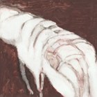 Untitled, 2023, mixed media on wood, 20x20cm