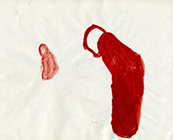 o.T., 2010, Tusche auf Papier, 18,8x23,5cm