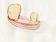 Untitled, 2012, mixed media on paper, 14,7x21cm